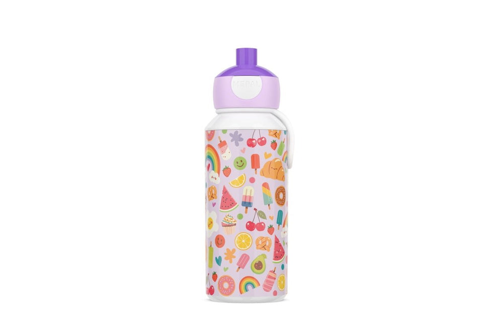 Drinkfles pop - up Campus 400 ml - Food Fest - Babywinkel - 8720294048688