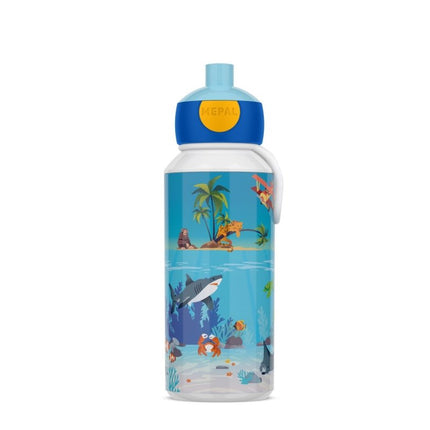 Drinkfles pop - up Campus 400 ml - Tropical Ocean - Babywinkel - 8720294055952