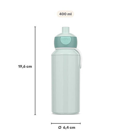 Drinkfles pop - up Campus 400 ml - Unicorn Glow - Babywinkel - 8720294056102