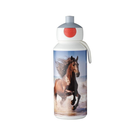 Drinkfles pop - up Campus 400 ml - Wild Horse - Babywinkel - 8720294038382