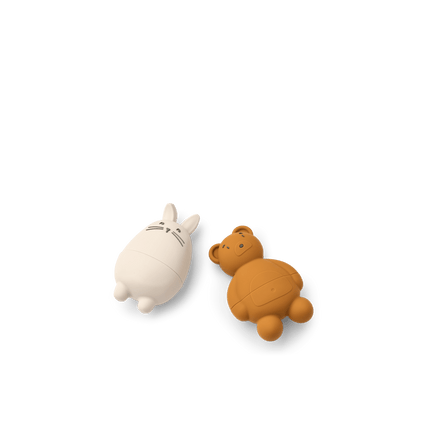 Duncan Classic Silicone Bath Toys Sandy / Mustard mix - Babywinkel - 5715493494544