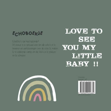 Echoboekje tijmgroen - Babywinkel - 9789083024684
