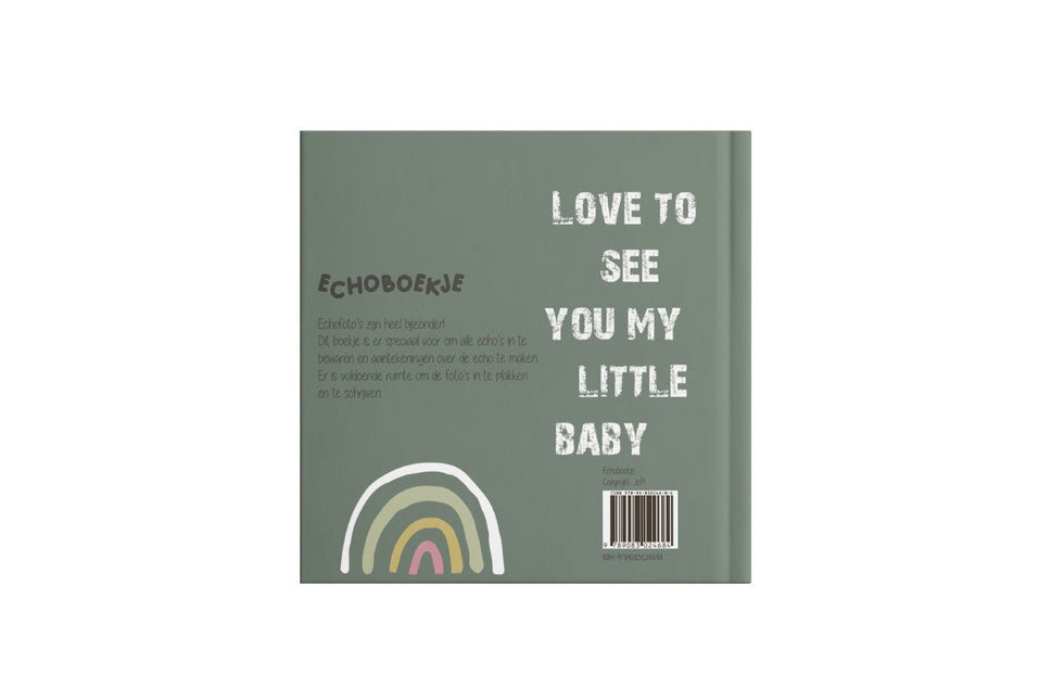 Echoboekje tijmgroen - Babywinkel - 9789083024684