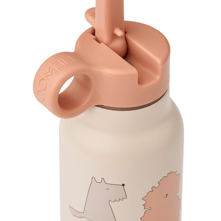 Falk Water Bottle 350 ml Cats and Dogs / Sandy - Babywinkel - 5715493474898