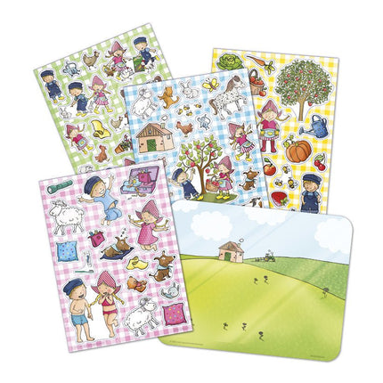 Fien & Teun Raamstickers - Babywinkel - 8714274192058