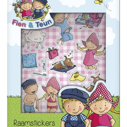 Fien & Teun Raamstickers - Babywinkel - 8714274192058