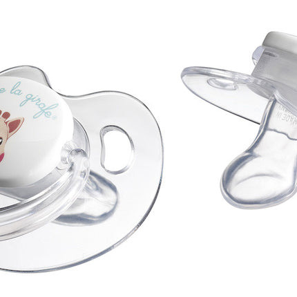 Sophie de Giraf Speen Set Van 2 Silicone 6-18 mnd 2st