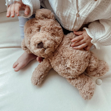 Flow Amsterdam Knuffel met Hartslag Lou Brown Nieuw - Babywinkel - 8720726529310