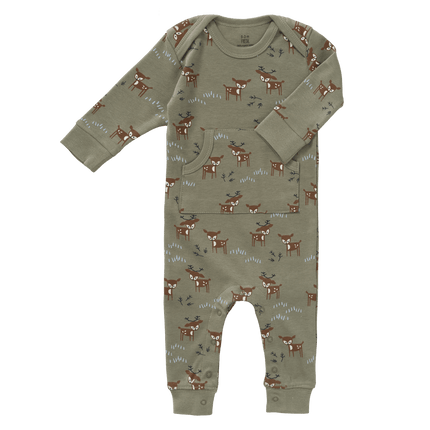 Fresk Baby Pyjama Deer Olive - Fresk - Babywinkel - 8720574693935