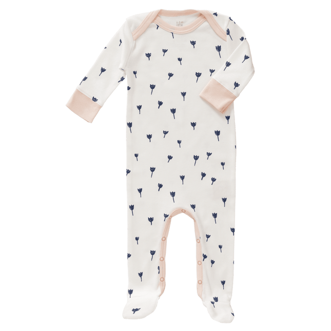 Fresk Baby Pyjama Met Voet Tulip Indigo Blue - Fresk - Babywinkel - 8719638231916