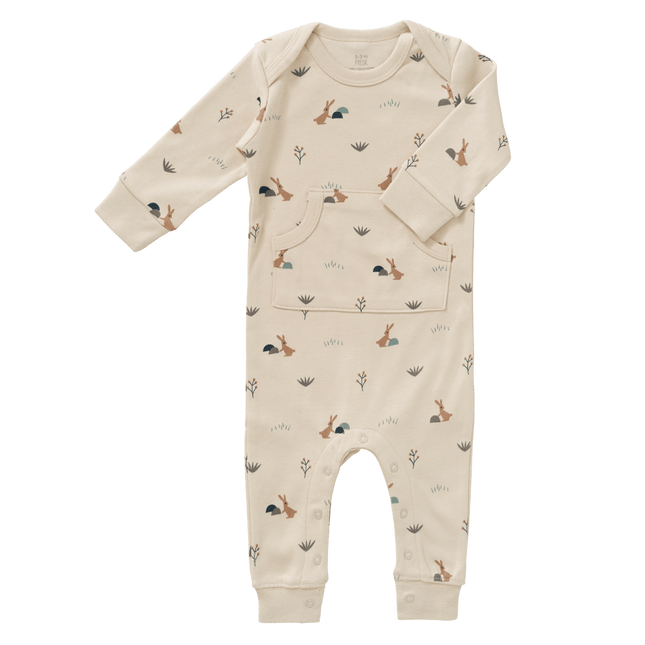 Fresk Baby Pyjama Rabbit Sandshell koop je bij Babywinkel