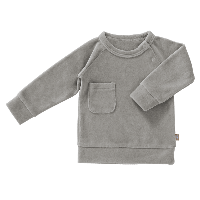 Fresk Baby Sweater Velours Paloma Grey - Fresk - Babywinkel - 8720088954577