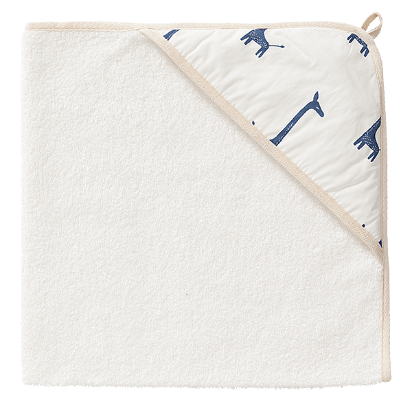 Fresk Badcape Baby Wikkel Giraf Indigo Blue - Fresk - Babywinkel - 8719638232494