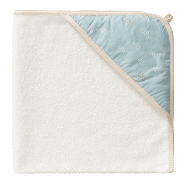 Fresk Badcape Baby Wikkel Regendruppel Ether Blue - Fresk - Babywinkel - 8719638233729