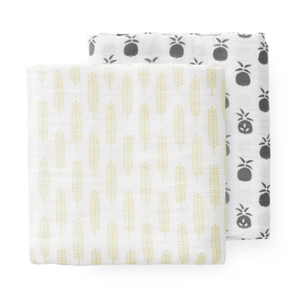 Fresk Hydrofiele Doek Pineapple 70x60cm 2st - Fresk - Babywinkel - 8718754239295
