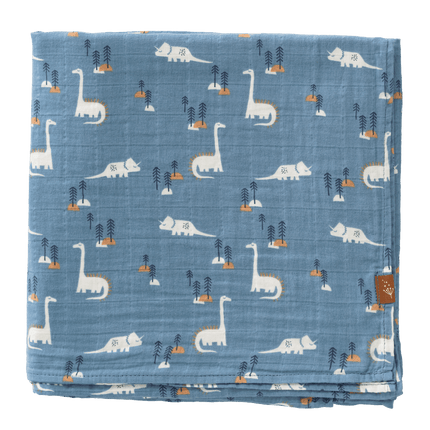 Fresk Inbakerdoek 120X120 Cm Dino - Fresk - Babywinkel - 8720874453376
