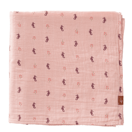 Fresk Inbakerdoek 120X120 Cm Seahorse - Fresk - Babywinkel - 8720874453369