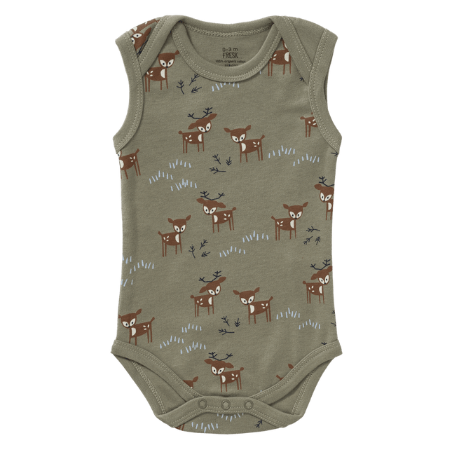 Fresk Romper Deer Olive koop je bij Babywinkel