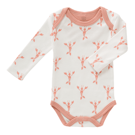 Fresk Romper Lange Mouw Lobster Coral Pink - Fresk - Babywinkel - 8719638235976