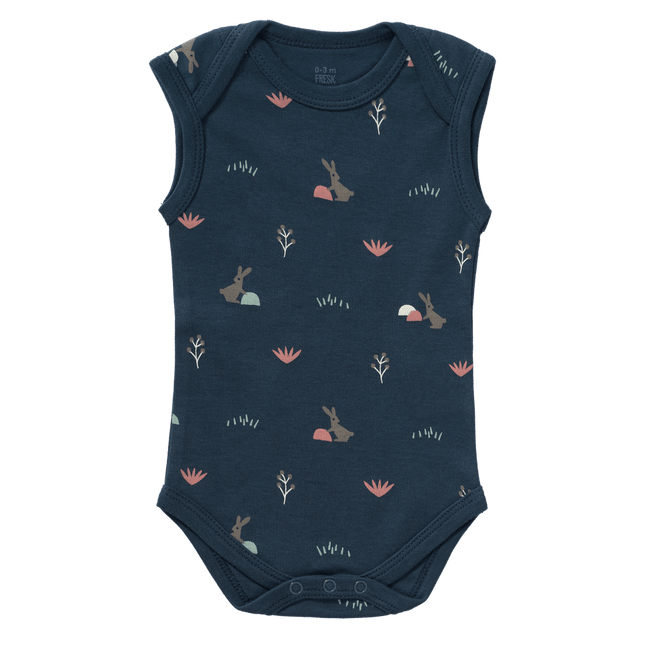 Fresk Romper Rabbit Mood Indigo koop je bij Babywinkel