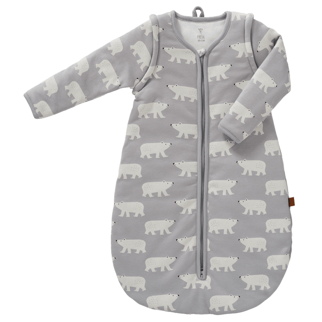 Fresk Slaapzak Baby Interlock Met Lichte Voering Polar Bear 60cm - Fresk - Babywinkel - 8720088956977