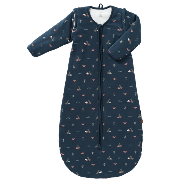 Fresk Slaapzak Baby Rabbit Met Afritsbare Mouw Mood Indigo 60cm koop je bij Babywinkel
