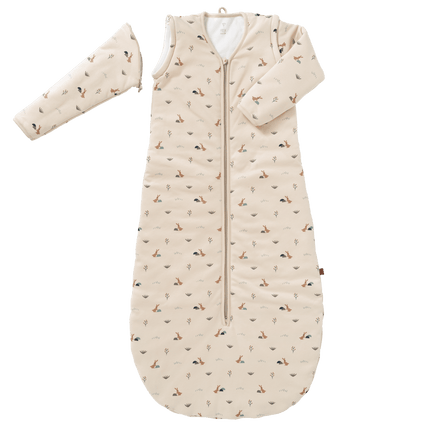 Fresk Slaapzak Baby Rabbit Met Afritsbare Mouw Sandshell 110cm - Fresk - Babywinkel - 8720574693355