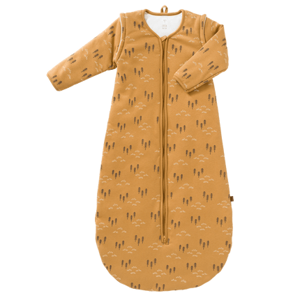 Fresk Slaapzak Baby Woods Met Afritsbare Mouw Spruce Yellow 70cm - Fresk - Babywinkel - 8720574692938