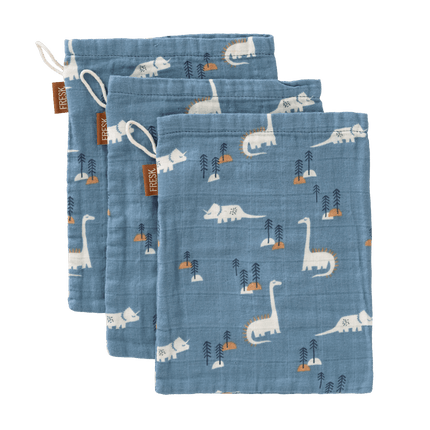 Fresk Washandje Dino Set 3St - Fresk - Babywinkel - 8720874453413