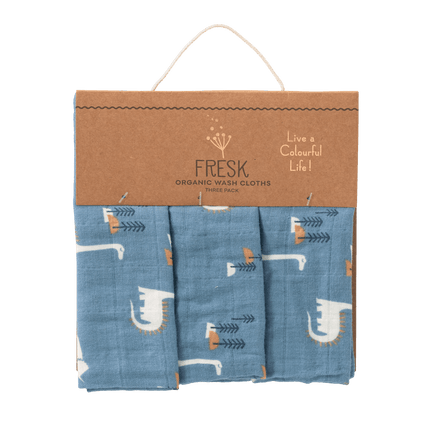 Fresk Washandje Dino Set 3St - Fresk - Babywinkel - 8720874453413