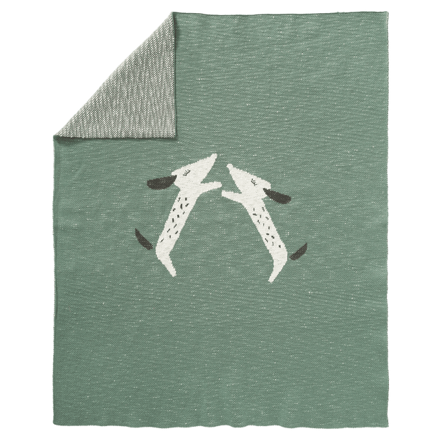 Fresk Wiegdeken Gebreid Dachsy 80x100cm koop je bij Babywinkel