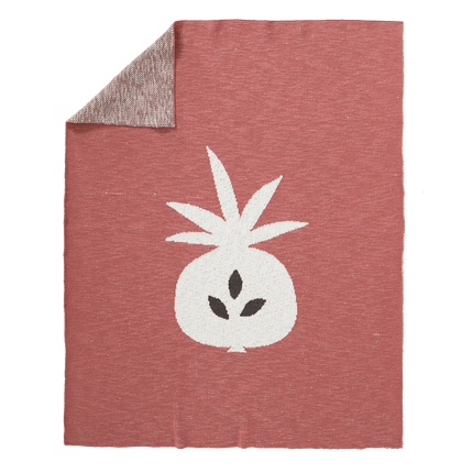 Fresk Wiegdeken Gebreid Pineapple Ocher 80x100cm - Fresk - Babywinkel - 8719638235679