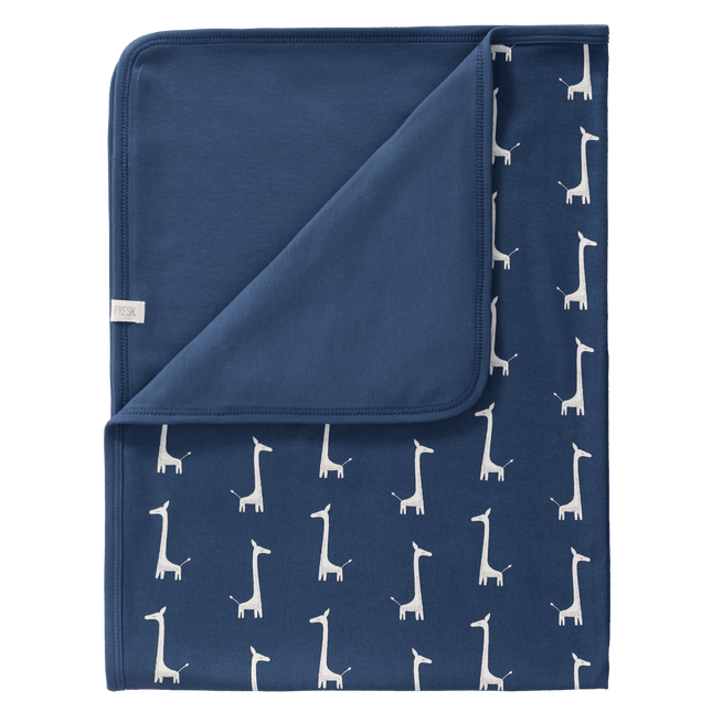 Fresk Wiegdeken Giraf Indigo Blue - Fresk - Babywinkel - 8719638231039