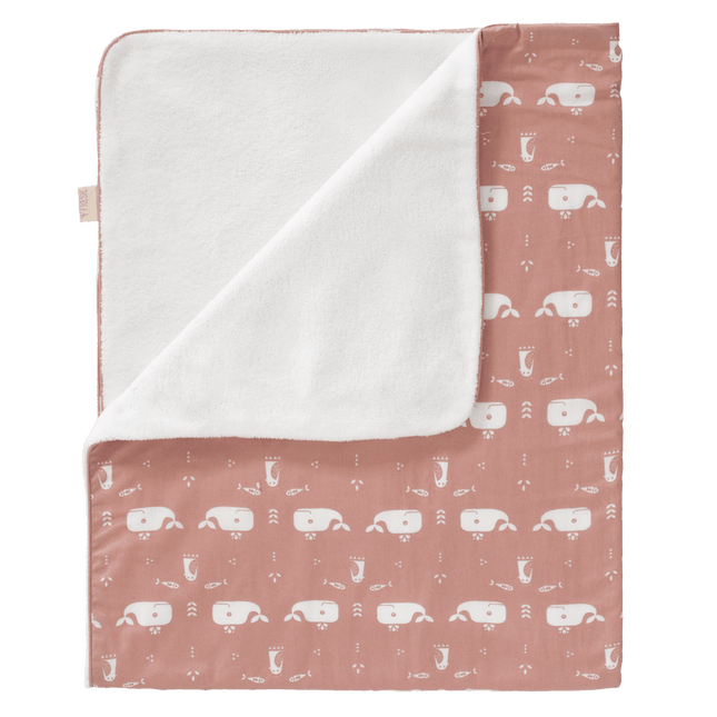 Fresk Wiegdeken Rainbow Mellow Rose 80x100cm koop je bij Babywinkel