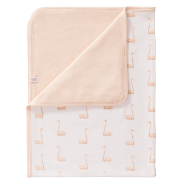Fresk Wiegdeken Swan Pale Peach - Fresk - Babywinkel - 8719638231305