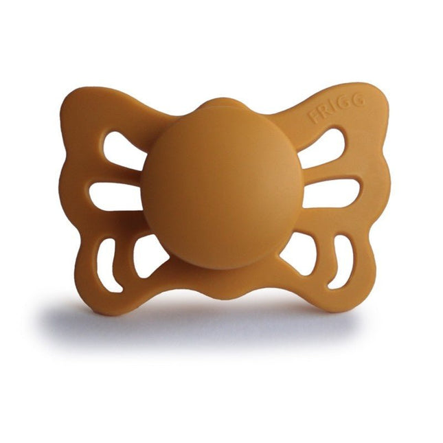 Frigg Speen Maat 1 Butterfly Anatomical Honey Gold Silicone - Frigg - Babywinkel - 5715239018270