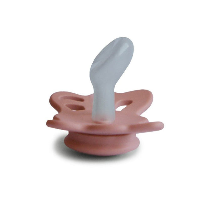 Frigg Speen Maat 1 Butterfly Anatomical Pretty Peach Silicone - Frigg - Babywinkel - 5715239018348