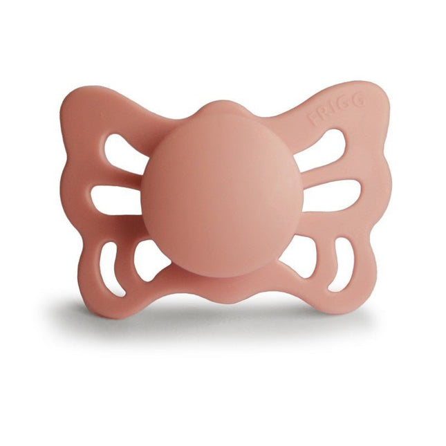 Frigg Speen Maat 1 Butterfly Anatomical Pretty Peach Silicone - Frigg - Babywinkel - 5715239018348