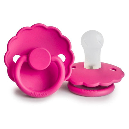 Frigg Speen Maat 1 Daisy Blooming Silicone Fuchsia - Frigg - Babywinkel - 5715239023267