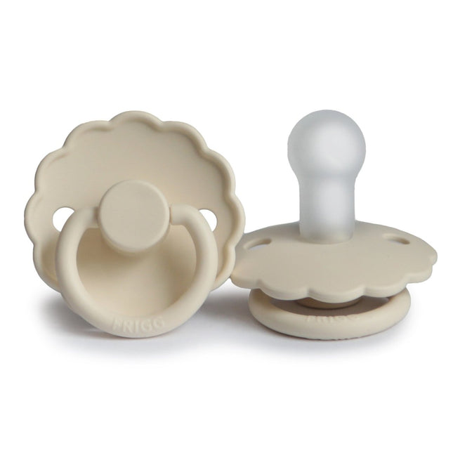 Frigg Speen Maat 1 Daisy Cream Silicone - Frigg - Babywinkel - 5715239009742