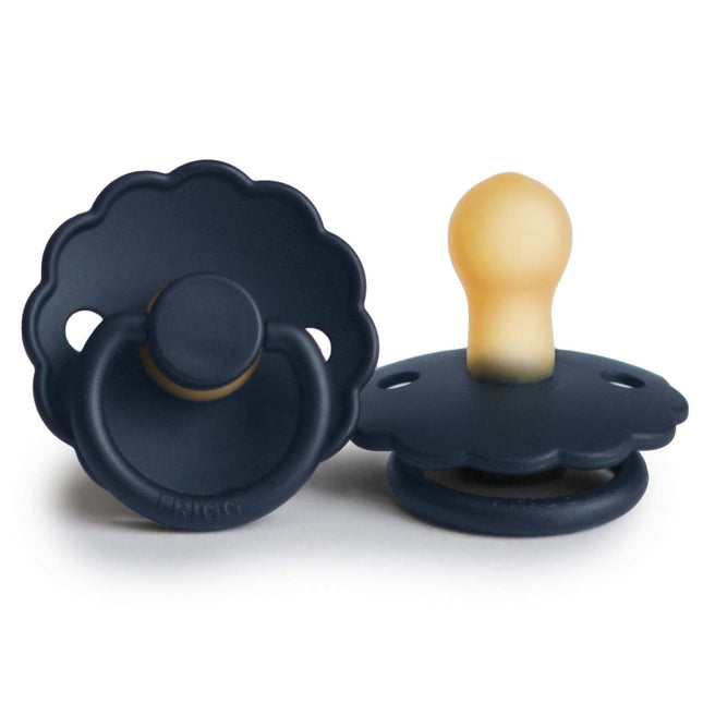 Frigg Speen Maat 1 Daisy Dark Navy Latex - Frigg - Babywinkel - 5715239213613