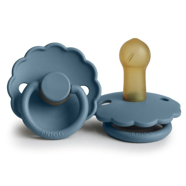 Frigg Speen Maat 1 Daisy Glacier Blue Latex - Frigg - Babywinkel - 5715239213798