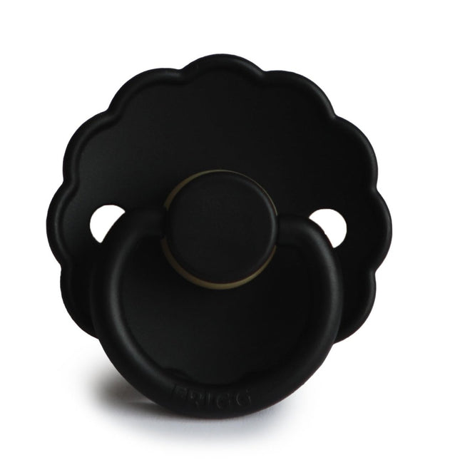 Frigg Speen Maat 1 Daisy Jet Black Silicone - Frigg - Babywinkel - 5715239009803
