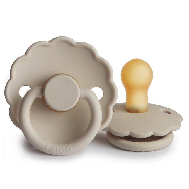 Frigg Speen Maat 1 Daisy Sandstone Latex - Frigg - Babywinkel - 5715239213767