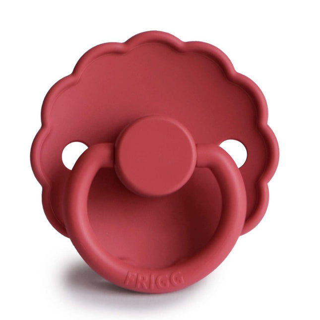 Frigg Speen Maat 1 Daisy Scarlet Silicone - Frigg - Babywinkel - 5715239009988