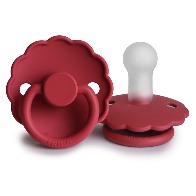 Frigg Speen Maat 1 Daisy Scarlet Silicone - Frigg - Babywinkel - 5715239009988