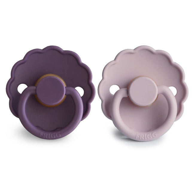 Frigg Speen Maat 1 Daisy Violet Dream/Soft Lilac Latex 2St - Frigg - Babywinkel - 5715239030029