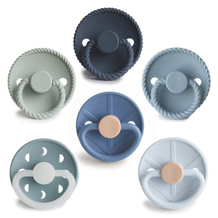 Frigg Speen Maat 1 Endless Sea Silicone 6St - Frigg - Babywinkel - 5715239029436