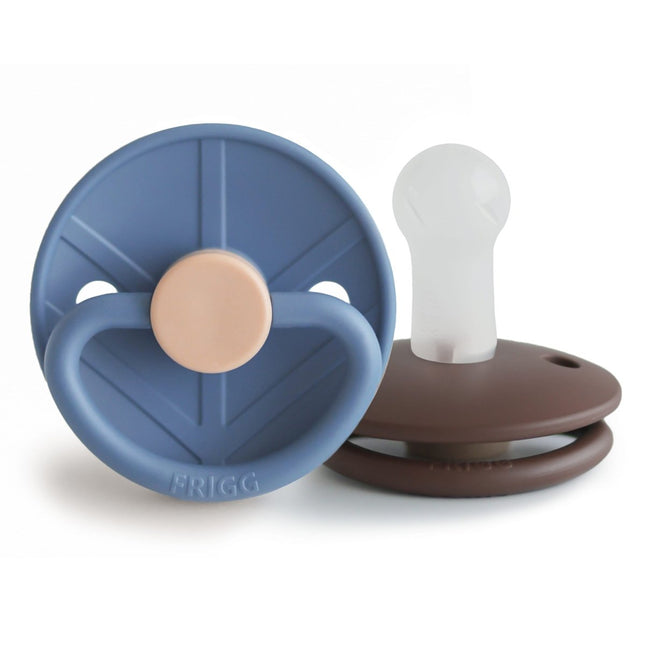 Frigg Speen Maat 1 Little Viking Ocean View/Cocoa Silicone 2St koop je bij Babywinkel