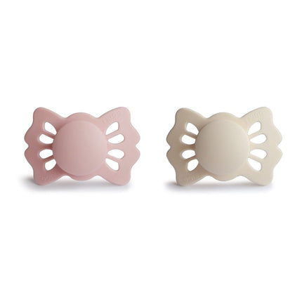 Frigg Speen Maat 1 Lucky Cream/Blush Silicone 2 - Pack - Frigg - Babywinkel - 5715239022246